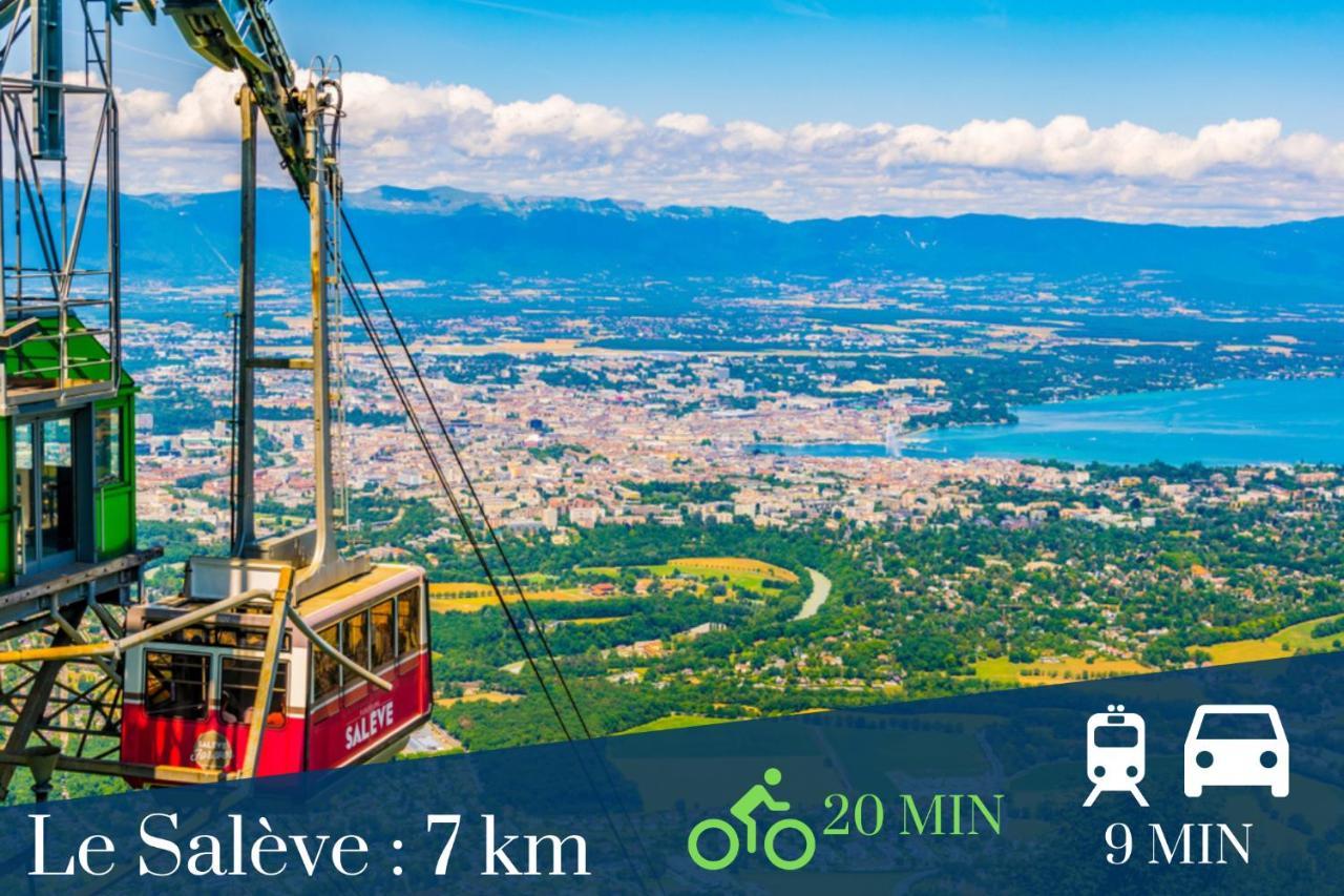 Homey Coloc Goodlife - Colocation Moderne - Chambres Privees - Wifi Et Netflix - Au Pied Du Tram Pour Geneve Ambilly Ngoại thất bức ảnh