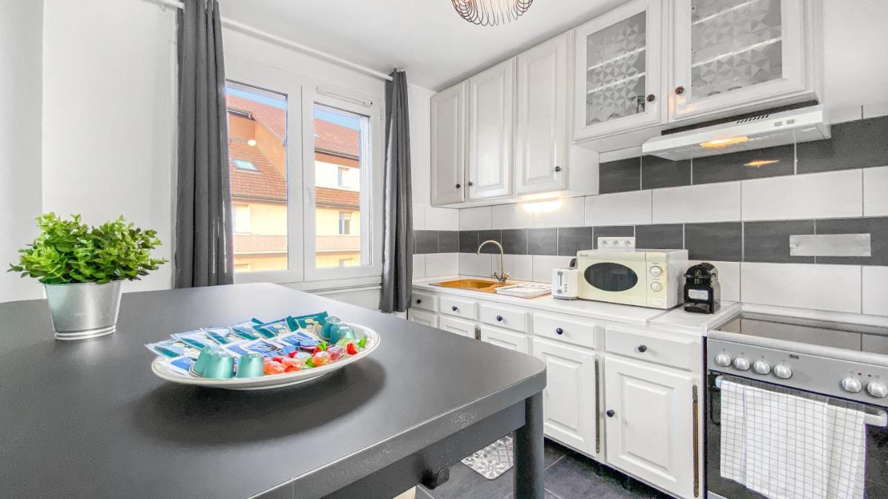 Homey Coloc Goodlife - Colocation Moderne - Chambres Privees - Wifi Et Netflix - Au Pied Du Tram Pour Geneve Ambilly Ngoại thất bức ảnh